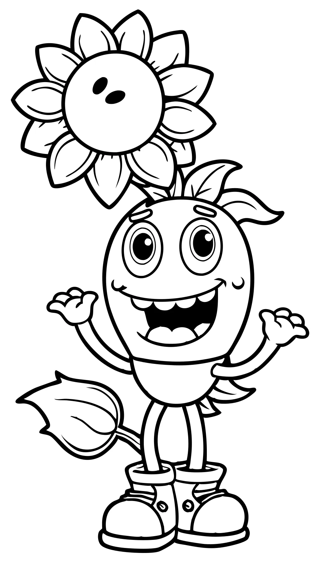 plants vs zombies 2 coloring pages